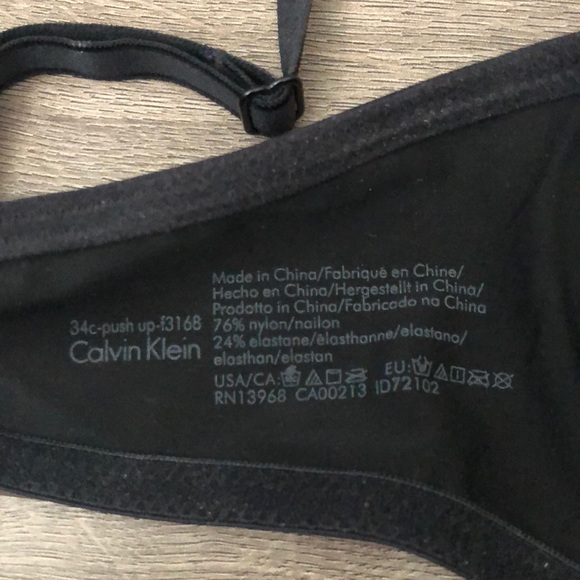 CALVIN KLEIN 34B PUSH-UP BRA - Picture 3 of 4